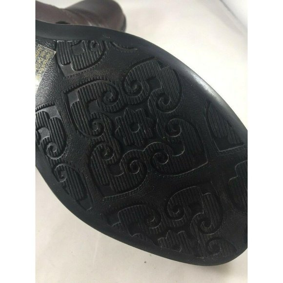 Clarks Womens Shoes Mules Size 8M Brown Leather With Buckle - Picture 11 of 12